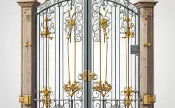 Ворота на крюках и петлях: классика в современном исполнении